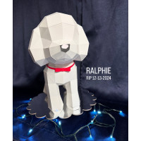 Poodle Papercraft Poodle Papercraft