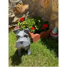 Schnauzer Papercraft Schnauzer Papercraft