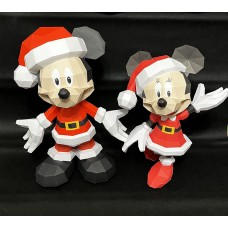 Mickey & Minnie Mouse Papercraft