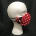 Face Mask - Black & Red-Black Dots