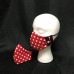 Face Mask - Black & Red-Black Dots