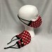 Face Mask - Black & Red-Black Dots