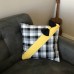 Throw Pillow Cover BW-Checkered