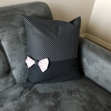 Throw Pillow Cover BWR-Dots
