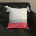 Throw Pillow Cover Pink-White-Stripes